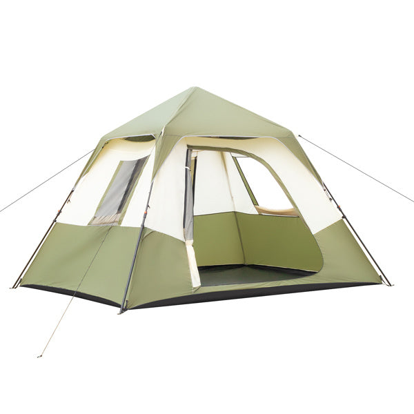 6 Person Camping Tent Setup in 60 Seconds with Rainfly & Windproof Tent with Carry Bag for Family Camping & Hiking Doba